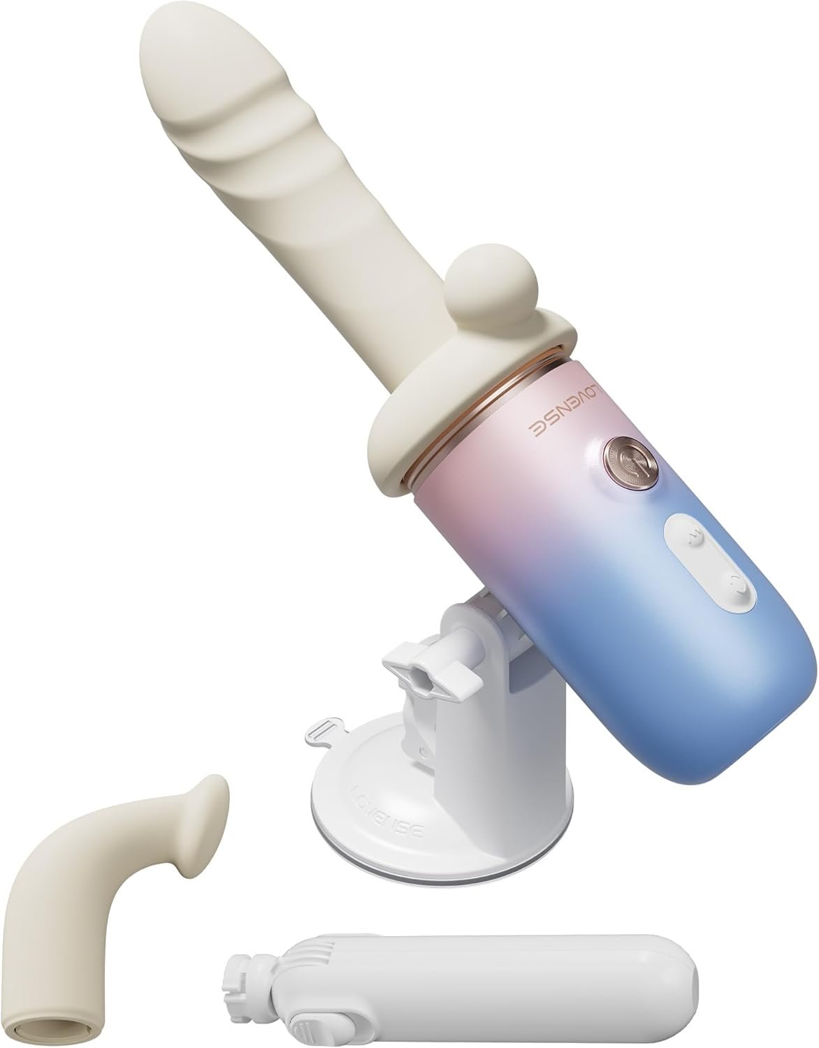 LOVENSE Spinel Thrusting Dildo Vibrating&Heating Dildo Machine App Control | G-Spot & Clit Dual Stimulation, High-Speed Thrusting, Adjustable Angle, Hands-Free, Couples Sex Toy, Long-Distance Adult Toy - Image 2
