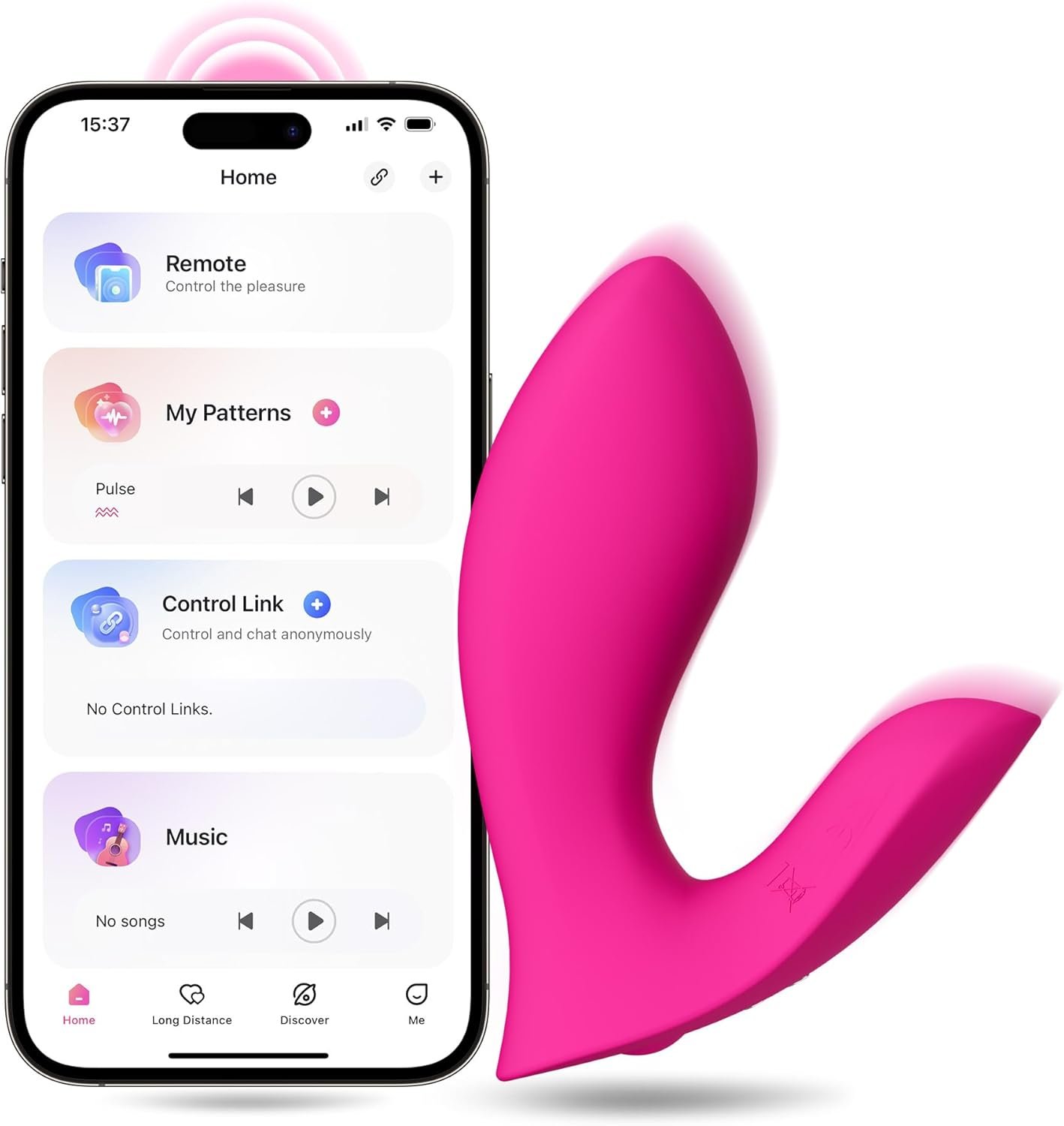 LOVENSE Flexer Wearable Panty Vibrator, Remote Control Butterfly Vibrator | Remote Control, Long-Distance App Control, Bluetooth, Rechargeable Clitoral & G-Spot Stimulator for Women, Solo & Couples