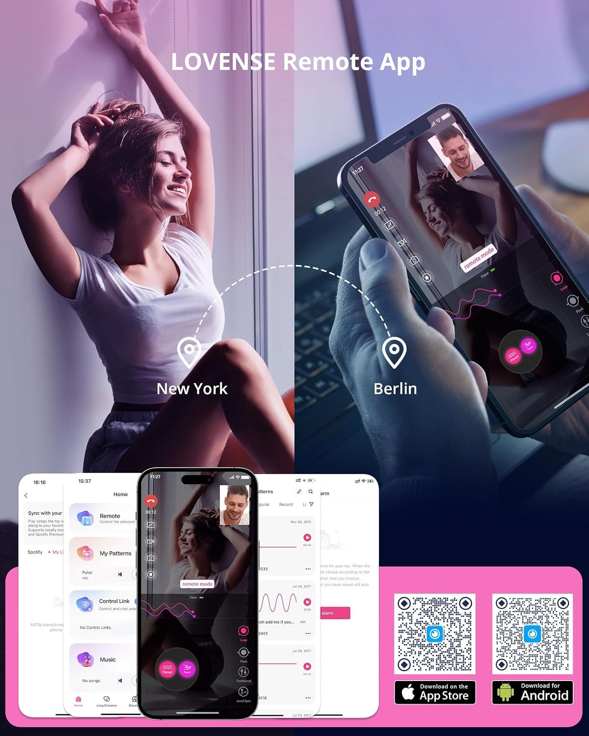 LOVENSE Flexer Wearable Panty Vibrator, Remote Control Butterfly Vibrator | Remote Control, Long-Distance App Control, Bluetooth, Rechargeable Clitoral & G-Spot Stimulator for Women, Solo & Couples - Image 2