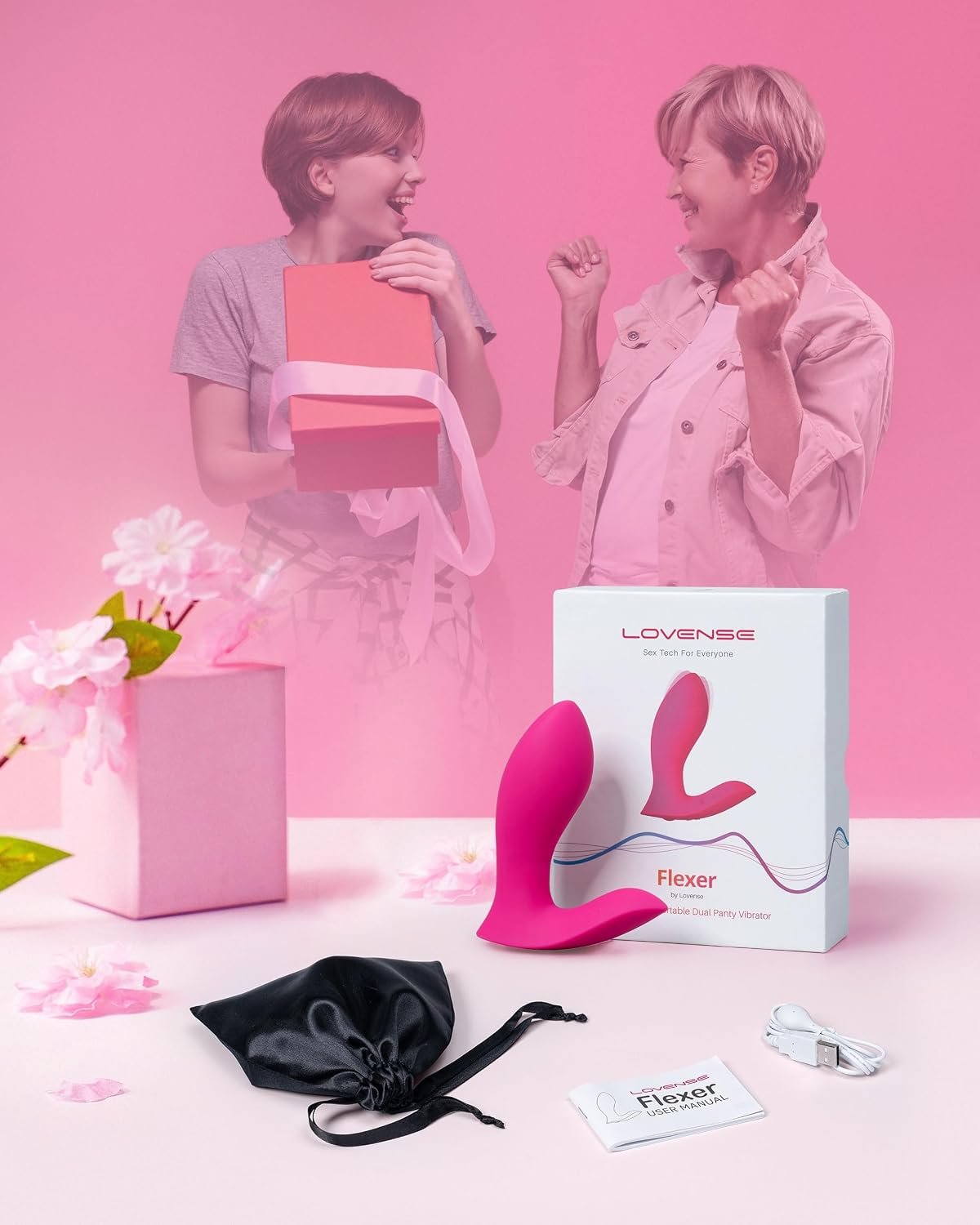 LOVENSE Flexer Wearable Panty Vibrator, Remote Control Butterfly Vibrator | Remote Control, Long-Distance App Control, Bluetooth, Rechargeable Clitoral & G-Spot Stimulator for Women, Solo & Couples - Image 7