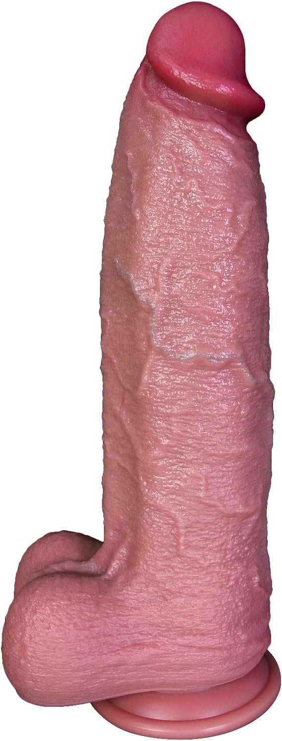 14.4 Inch Realistic Huge Thick Dildo Sex Toy, 3.4 Inch Diameter XXXL Big Giant Dildos with Strong Suction Cup, 10.2’’Girth Dildo G-spot Anal Sex Toys for Men and Women - Image 6