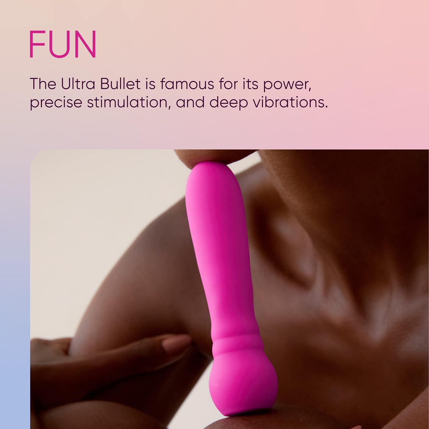 FemmeFunn Ultra Bullet Vibrator for Women, 20 Modes, Waterproof Silicone | Whisper-quiet, extra-soft mini design with magnetic USB charging for discreet travel, clitoral stimulation and couples play. - Image 5