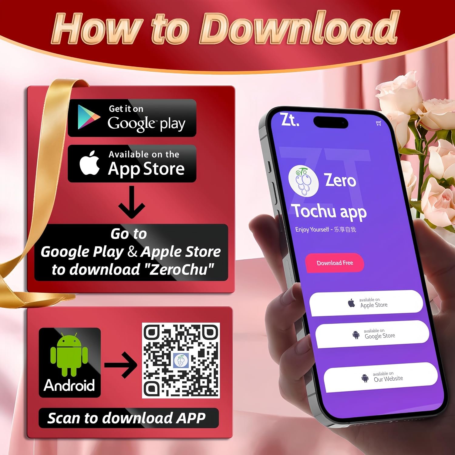 Vibrator Sex Toys for Women - App Remote Control Wearable Vibrators 10 Vibration Modes and 360° Rotation, G Spot Clitoral Stimulator, Rose Vibrating Egg Adult Toy for Couples Long Distance Play (M) - Image 7