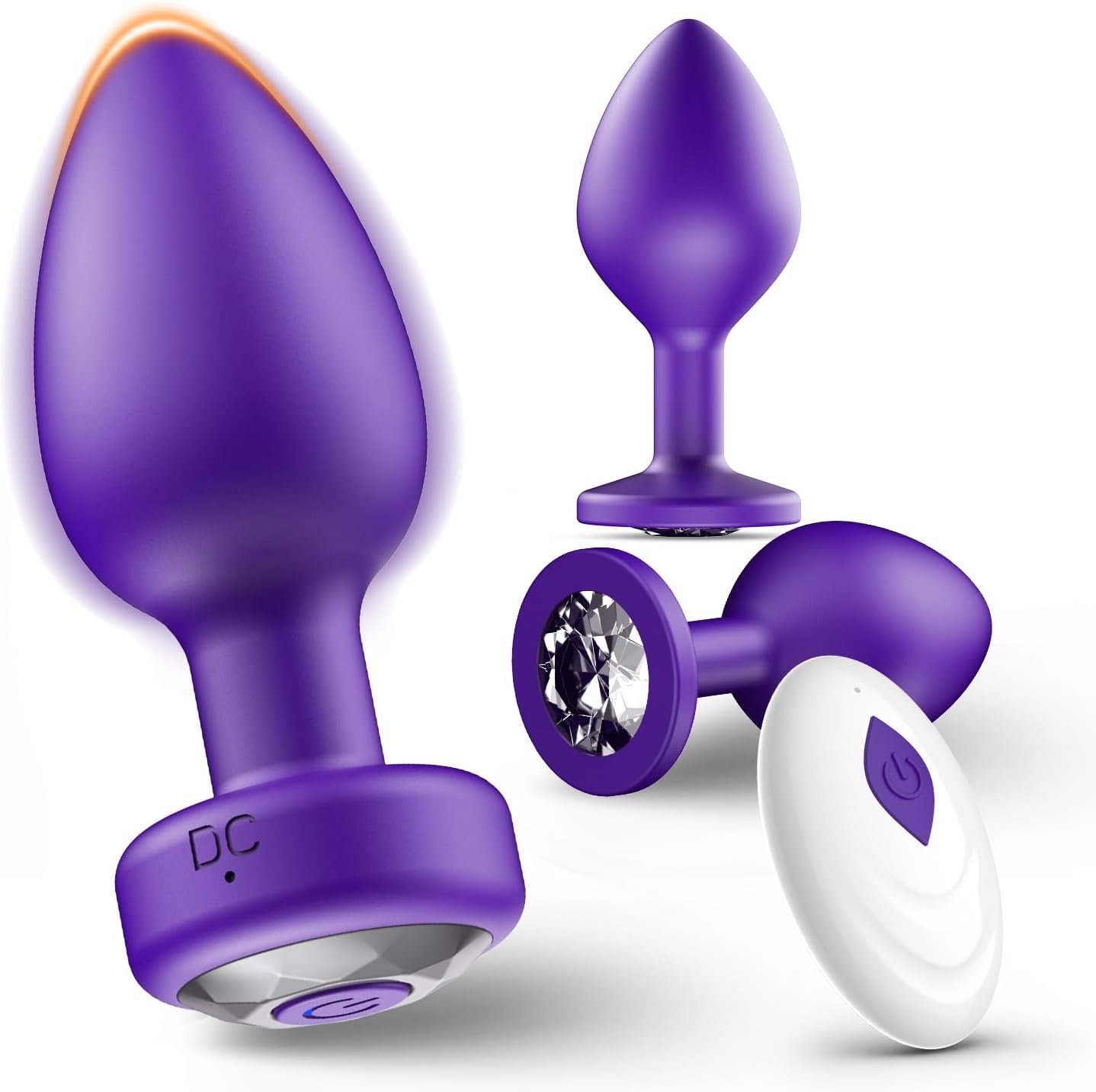 oreyurt Anal Plug Sex Toys Vibrator – Silicone Butt Plugs Training Kit with Remote Control, 10 Vibration Modes, Prostate Massager for Adults – Black - Image 10