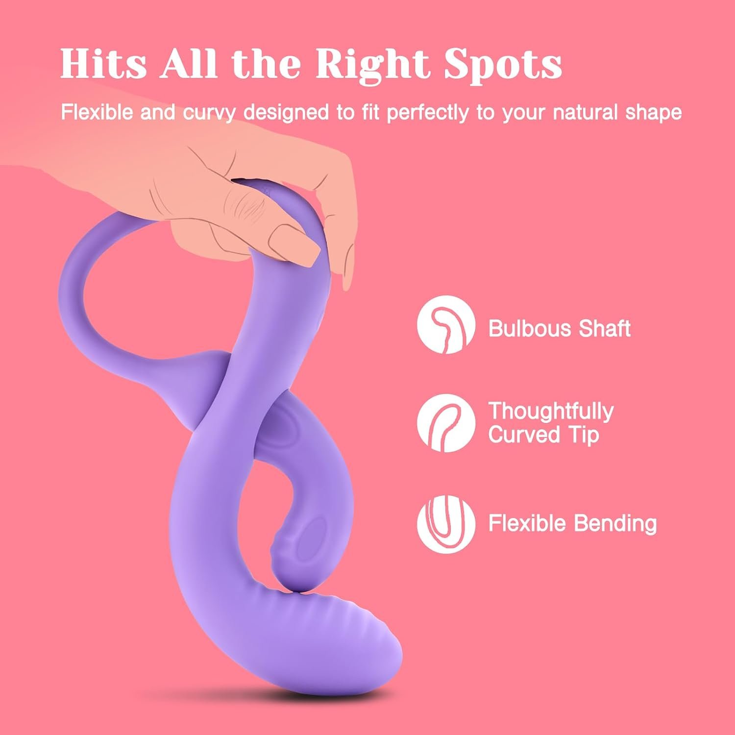 Tracy's Dog Wizzy Transformable Rabbit Vibrator Adult Sex Toys for Women | 2 in 1 detachable rabbit & dual-ended dildo for g-Spot, clitoral & anal play, remote control, 10 modes, soft silicone - Image 5
