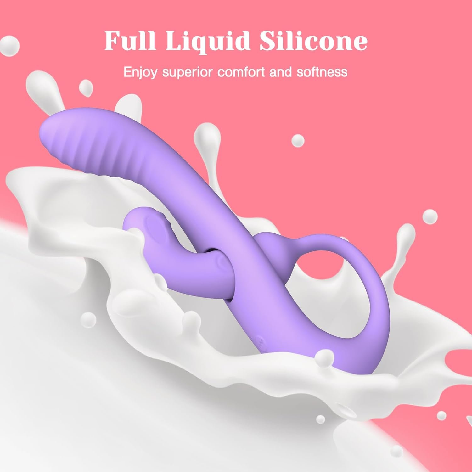 Tracy's Dog Wizzy Transformable Rabbit Vibrator Adult Sex Toys for Women | 2 in 1 detachable rabbit & dual-ended dildo for g-Spot, clitoral & anal play, remote control, 10 modes, soft silicone - Image 7
