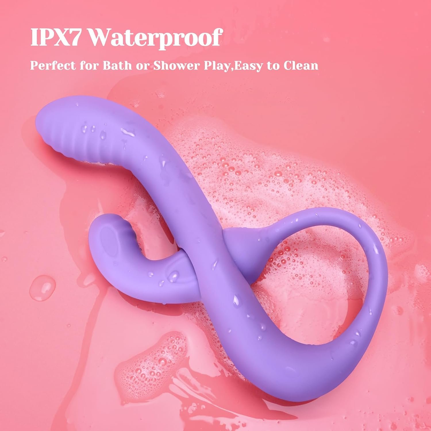 Tracy's Dog Wizzy Transformable Rabbit Vibrator Adult Sex Toys for Women | 2 in 1 detachable rabbit & dual-ended dildo for g-Spot, clitoral & anal play, remote control, 10 modes, soft silicone - Image 8