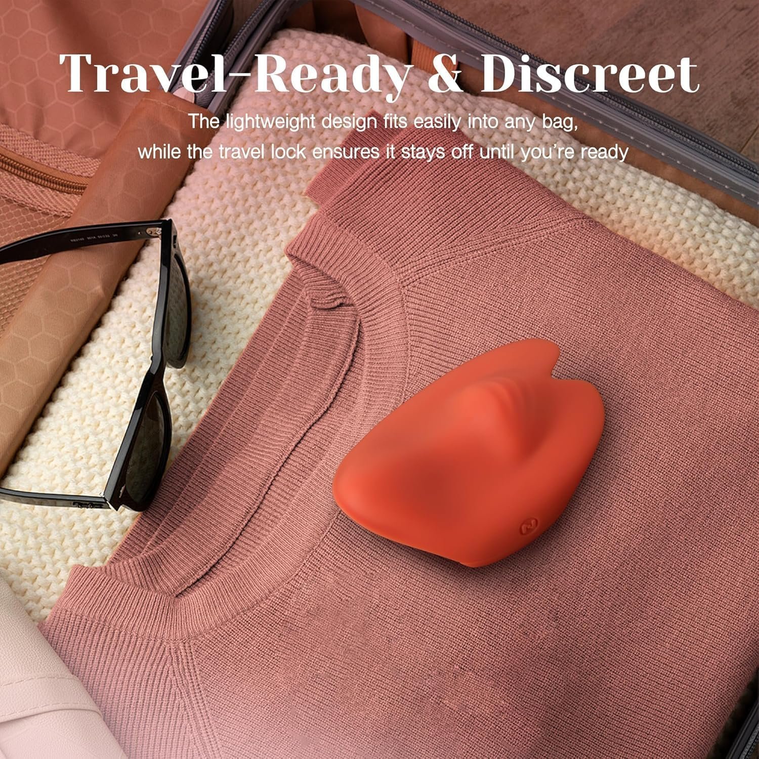 Tracy's Dog Lay-On Clitoral Vibrator Adult Sex Toys for Women & Couples | Palm-Fit Massager for Clit & Nipple Stimulation, 7 Modes, Soft Silicone, Waterproof, Rechargeable, Discreet & Travel-Friendly - Image 5