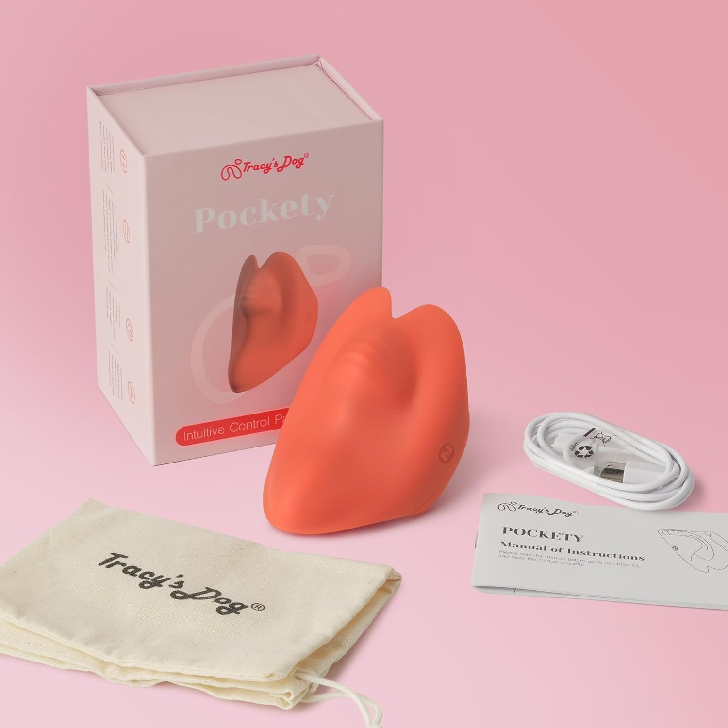 Tracy's Dog Lay-On Clitoral Vibrator Adult Sex Toys for Women & Couples | Palm-Fit Massager for Clit & Nipple Stimulation, 7 Modes, Soft Silicone, Waterproof, Rechargeable, Discreet & Travel-Friendly - Image 9