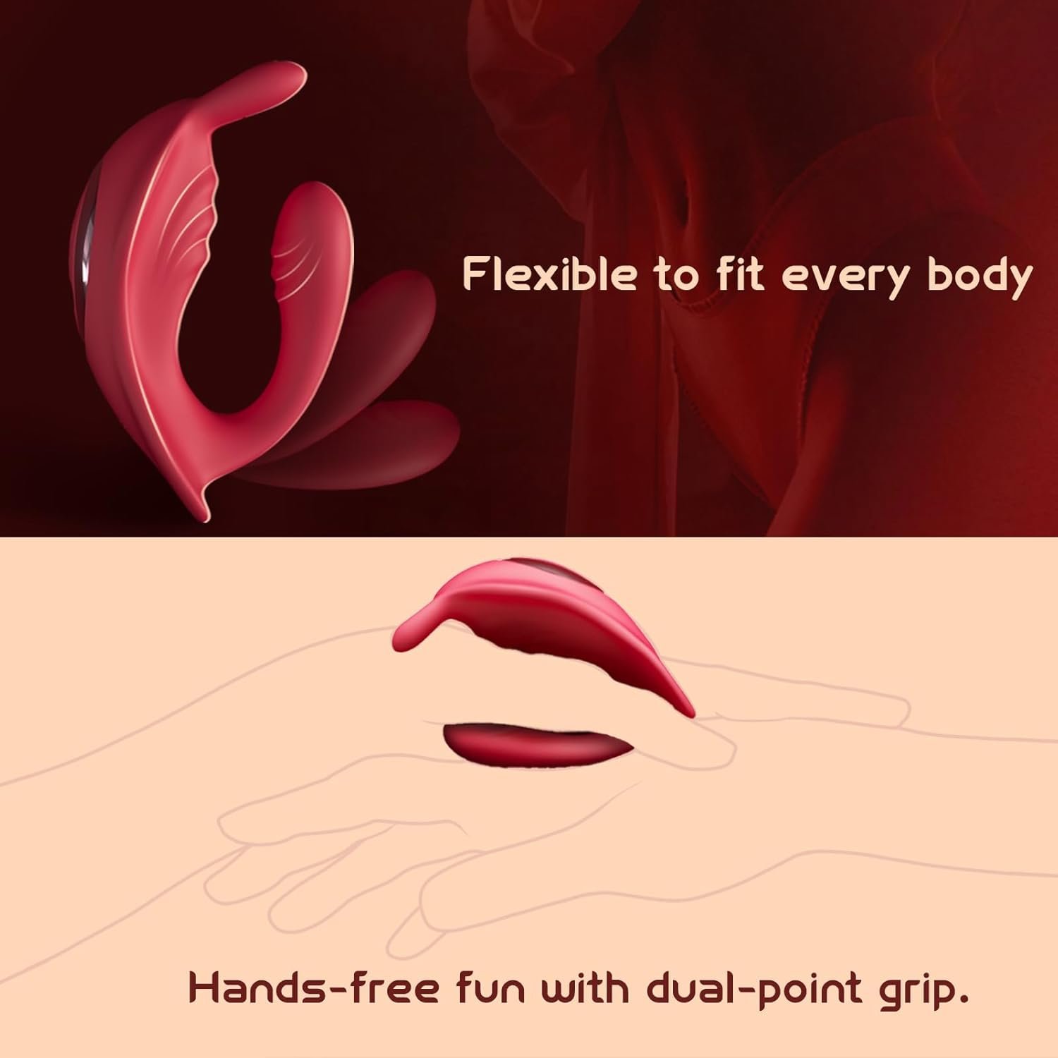 Couples App Remote Control Wearable Vibrator, Couple Women Adult Sex Toys, Long Distance Panty Vibrator with Rabbit Stimulator for G Spot Clitoral Penis Pleasure, Healexcer Female Kinky Sex Toy Game - Image 6