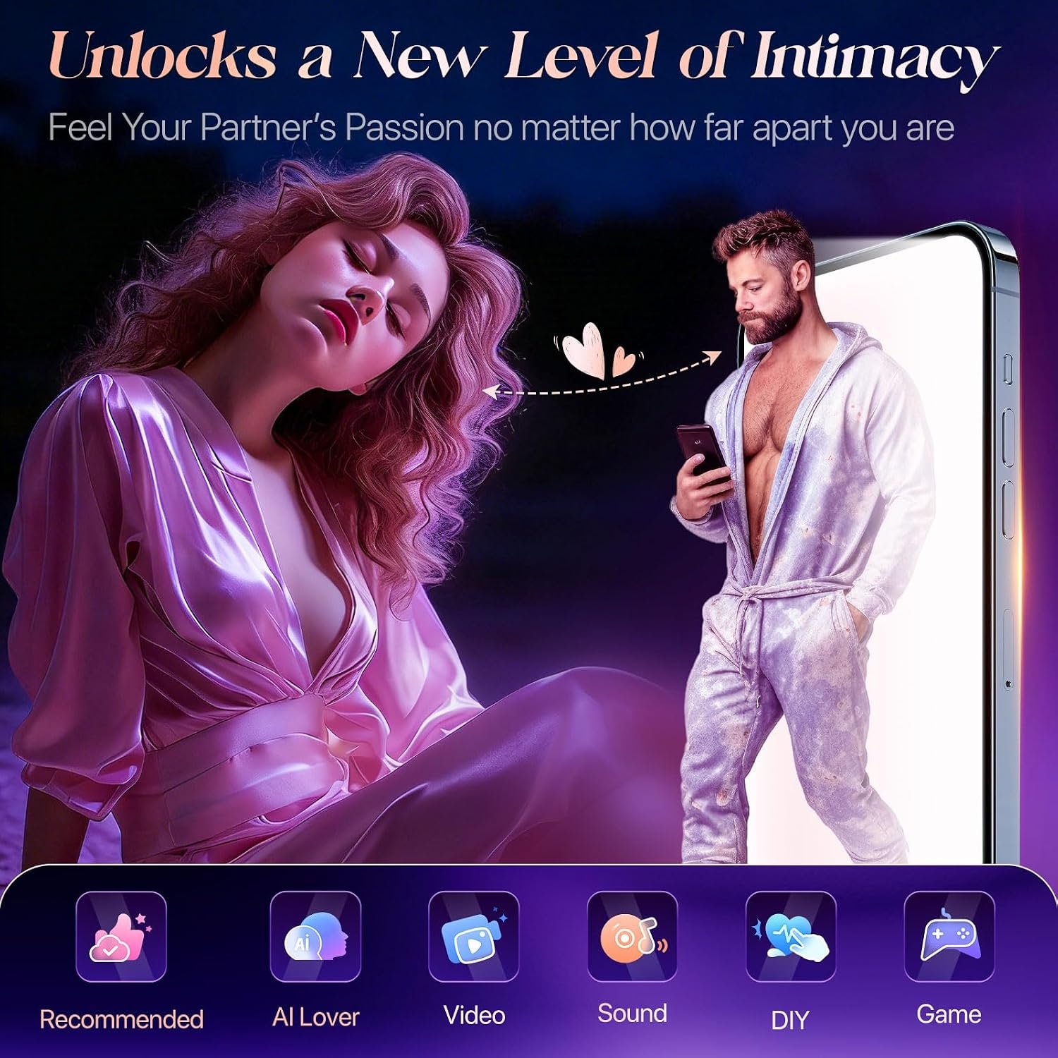 Sex Toys Women Wearable Vibrator - Realistic Tongue Licking Couples Sex Toys, APP Remote Control Adult Toys with 9 Vibrations for Clitoral G Spot Anal Double-Ended Dildos Vibrating Panties - Image 5