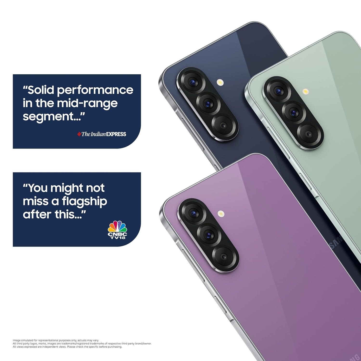Samsung Galaxy A56 5G (Awesome Midnight Blue, 8GB, 256GB) | Segment Most Complete Triple Camera | AI Editing | 4nm Processor | sAMOLED Display| Gorilla Glass Victus+| 5 Gen OS Upgrades - Image 7