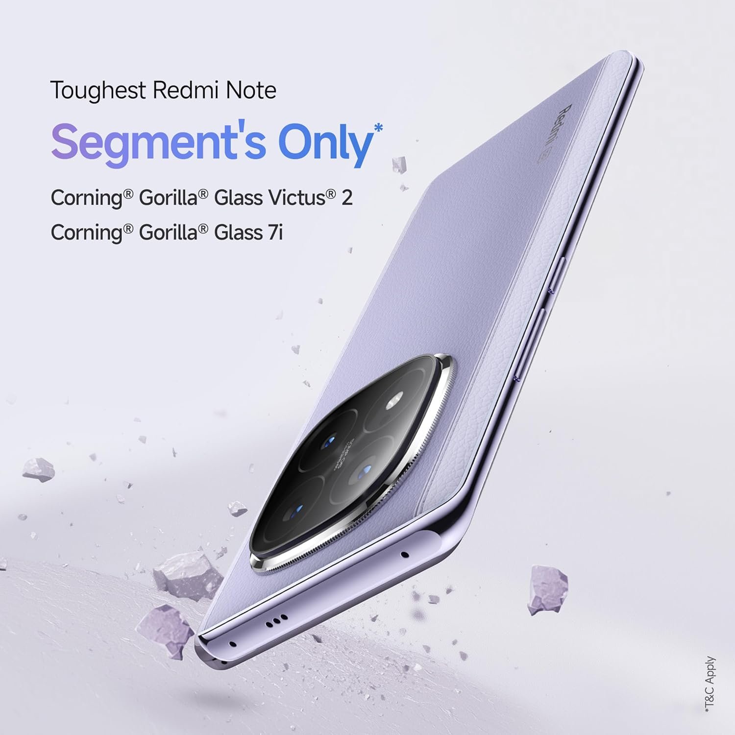 Redmi Note 14 Pro+ 5G Prime Edition (Phantom Purple, 8GB RAM, 128GB Storage) | Snapdragon 7s Gen 3 Processor | AMOLED Display | Dual Nano-SIM | 6200mAh Battery | Corning Gorilla Glass Victus 2 - Image 4
