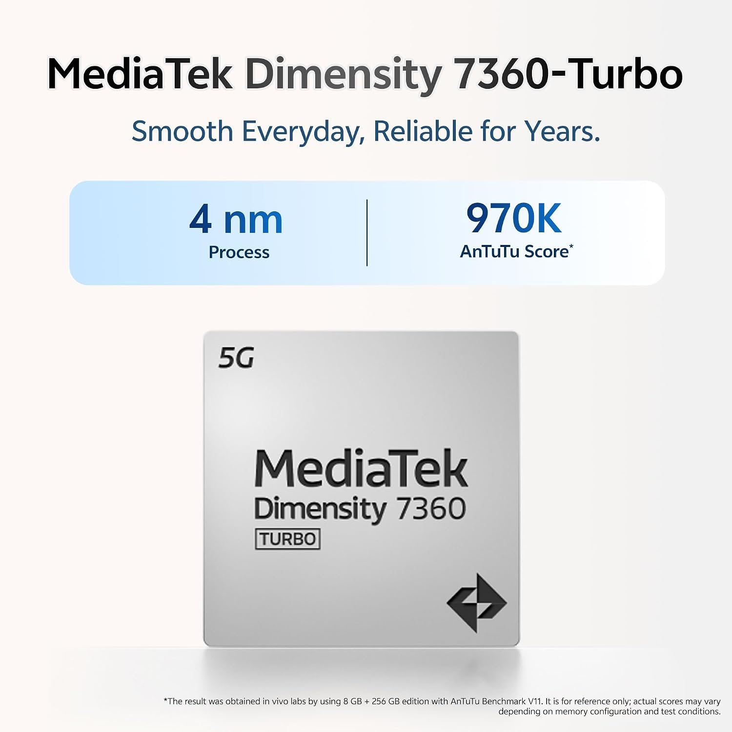 vivo S2 5G (Silk White, 8GB RAM, 128GB Storage) | 50MP Sony Camera | 4K Video | 7050 mAh Battery | 3D Curved AMOLED Display | MTK D-7360 Turbo Processor with No Cost EMI/Additional Exchange Offers - Image 9