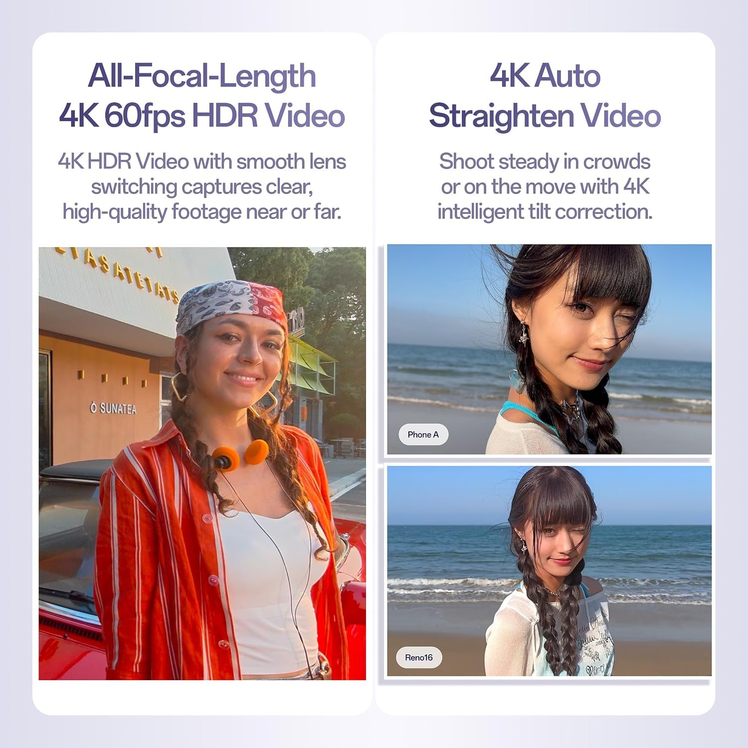 Oppo Reno16 5G (Starry White, 8GB, 256GB) | 3D Design | 50MP 3.5X Telephoto Camera | 4K 60fps HDR Video | AI Remix Collage | Snapdragon 7 Gen 4 | 6700mAh 80W SUPERVOOC | ColorOS 16 | IP69K - Image 13