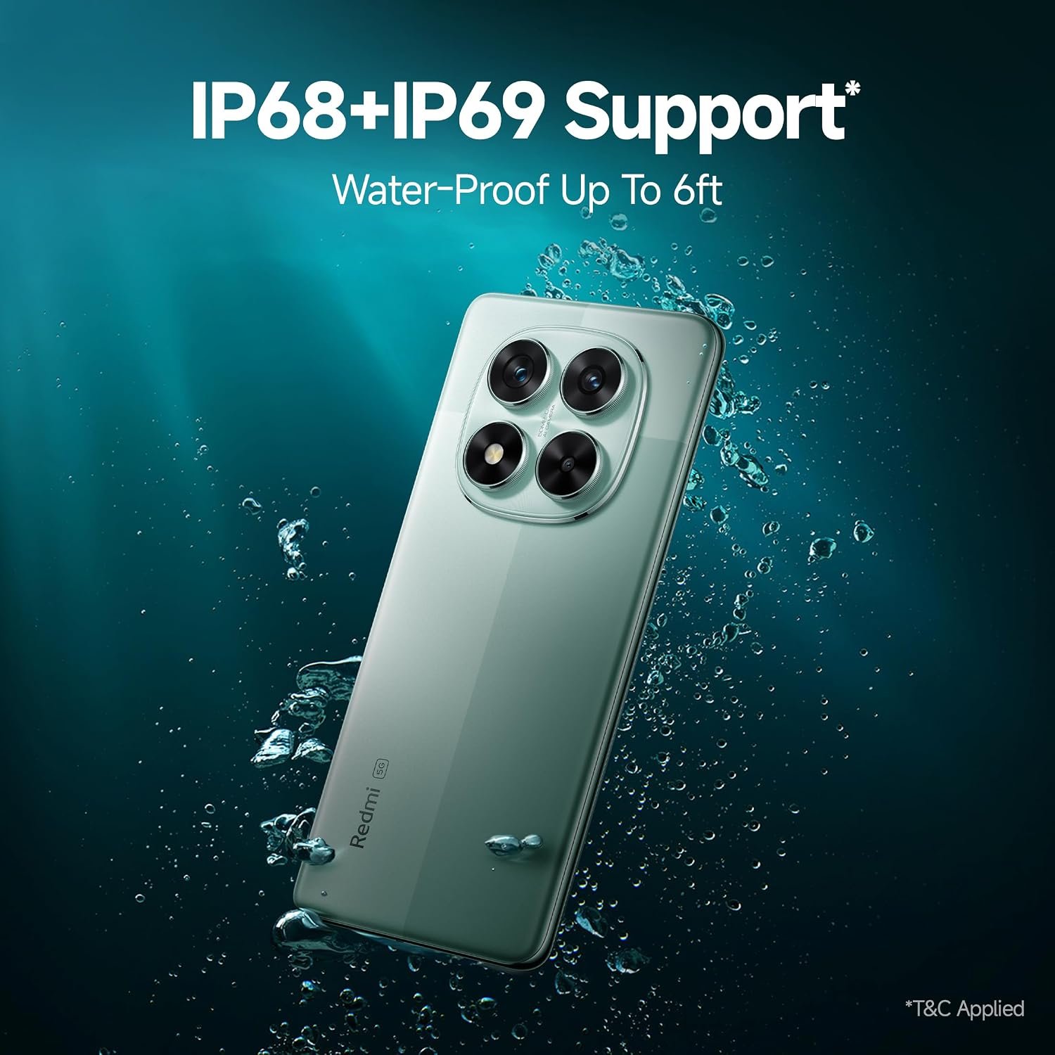Redmi Note 14 Pro 5G (Titan Black, 8GB RAM, 128GB Storage) | 50 MP Sony Camera Setup | Corning Gorilla Glass Victus 2 | 1.5K 3D Curved AMOLED | Mediatek Dimensity 7300- Ultra - Image 4