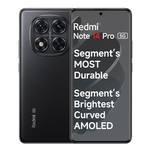 Redmi Note 14 Pro 5G (Titan Black, 8GB RAM, 128GB Storage) | 50 MP Sony Camera Setup | Corning Gorilla Glass Victus 2 | 1.5K 3D Curved AMOLED | Mediatek Dimensity 7300- Ultra - Image 15
