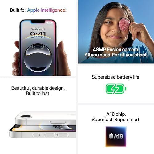 Apple iPhone 16e 128 GB: Built for Apple Intelligence, A18 Chip, Supersized Battery Life, 48MP Fusion. Camera, 15.40 cm (6.1″) Super Retina XDR Display; Black - Image 11