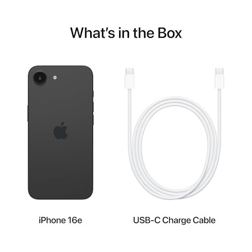 Apple iPhone 16e 128 GB: Built for Apple Intelligence, A18 Chip, Supersized Battery Life, 48MP Fusion. Camera, 15.40 cm (6.1″) Super Retina XDR Display; Black - Image 12