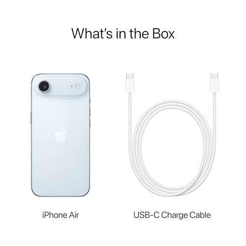 Apple iPhone Air 512 GB: Thinnest iPhone Ever, 16.63 cm (6.5″) Display with Promotion up to 120Hz, Powerful A19 Pro Chip, Center Stage Front Camera, All-Day Battery Life; Sky Blue - Image 15