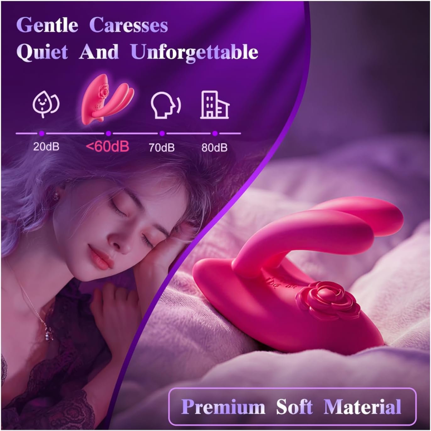 Wearable Panty Vibrator Couples Sex Toys for Women, App Remote Control | 9 Vibration Modes, Female G-Spot & Clitoral, Male Penis Stimulation, Silicone Double-Ended Dildo Design for Couples Pleasure - Image 8