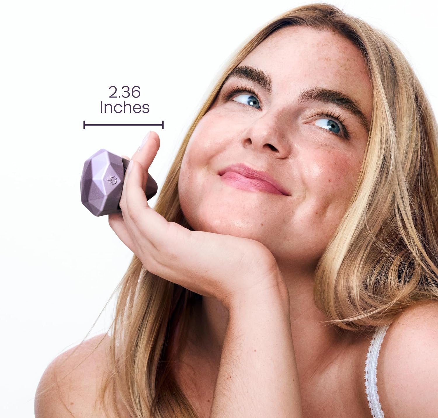 plusOne Cosmopolitan x Girls' Best Gem Diamond Vibe Bullet Vibrator | G Spot Vibrators for Women Clitoral Stimulator with 10 Vibration Settings, Waterproof Broad Massager, Adult Sex Toy Purple - Image 2