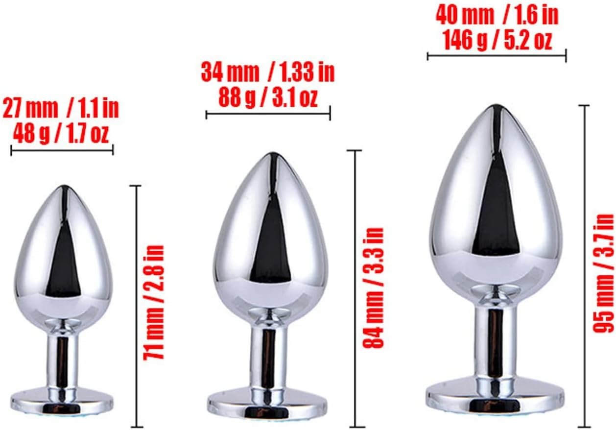 Daddys Good Girl Pink DDLG Metal Butt Plug Adult Toy Choose Your Size or Set of 3 - Image 2