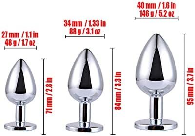 Daddys Good Girl Pink DDLG Metal Butt Plug Adult Toy Choose Your Size or Set of 3 - Image 8
