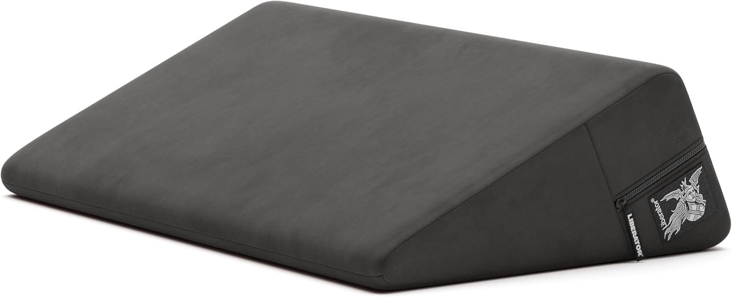 Liberator Wedge Intimate Sex Positioning Pillow, Black Microfiber, 24 inch. - Image 6