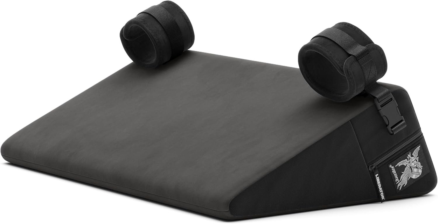 Liberator Wedge Intimate Sex Positioning Pillow, Black Microfiber, 24 inch. - Image 9