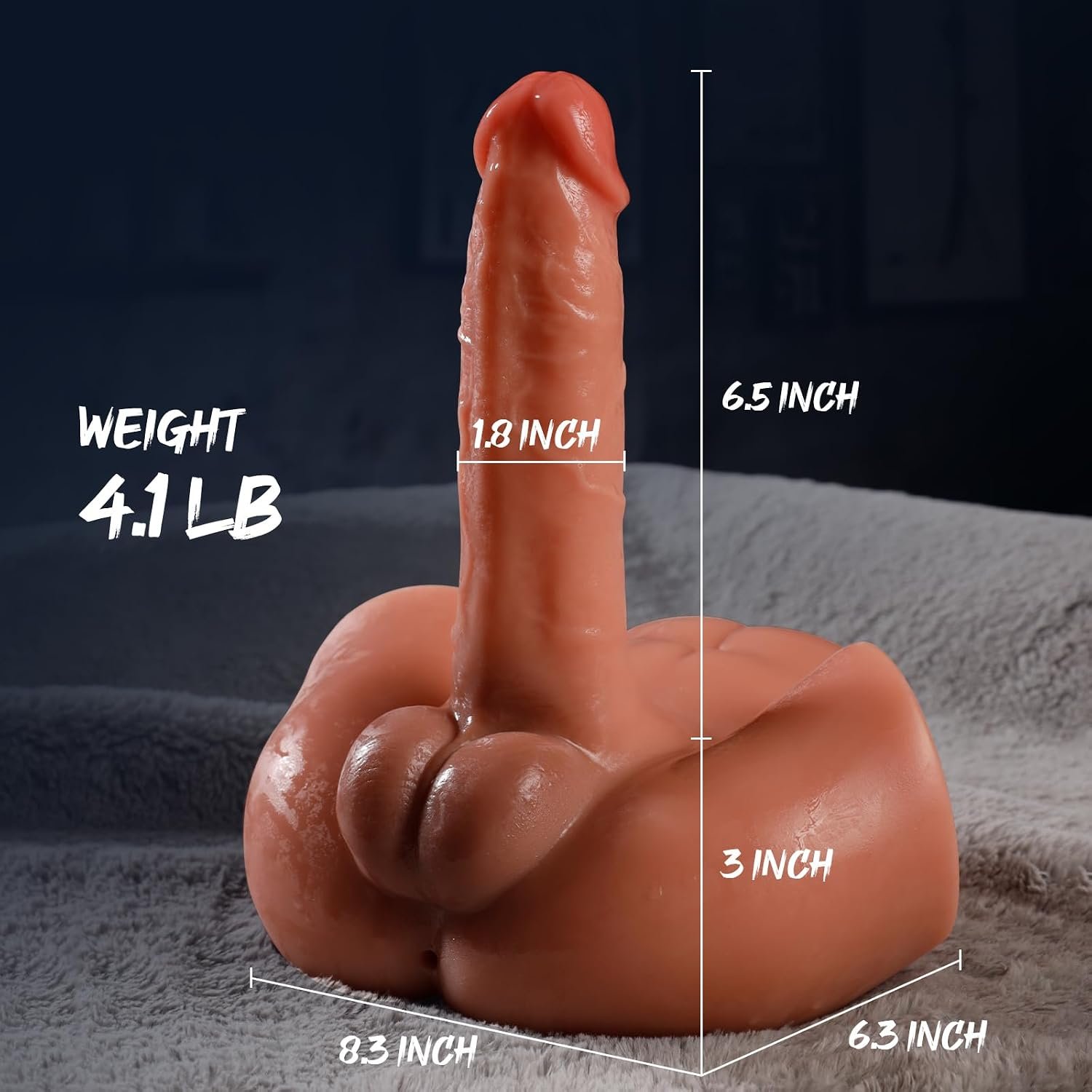 Thrusting Dildo Riding Sex Toys - Women Realistic Vibrator Penis | 7 Thrust & Vibration Modes, Wide Base Sex Machine for Hands-Free G Spot Tight Anal Channel for Men Play Adult Toy Masturbator