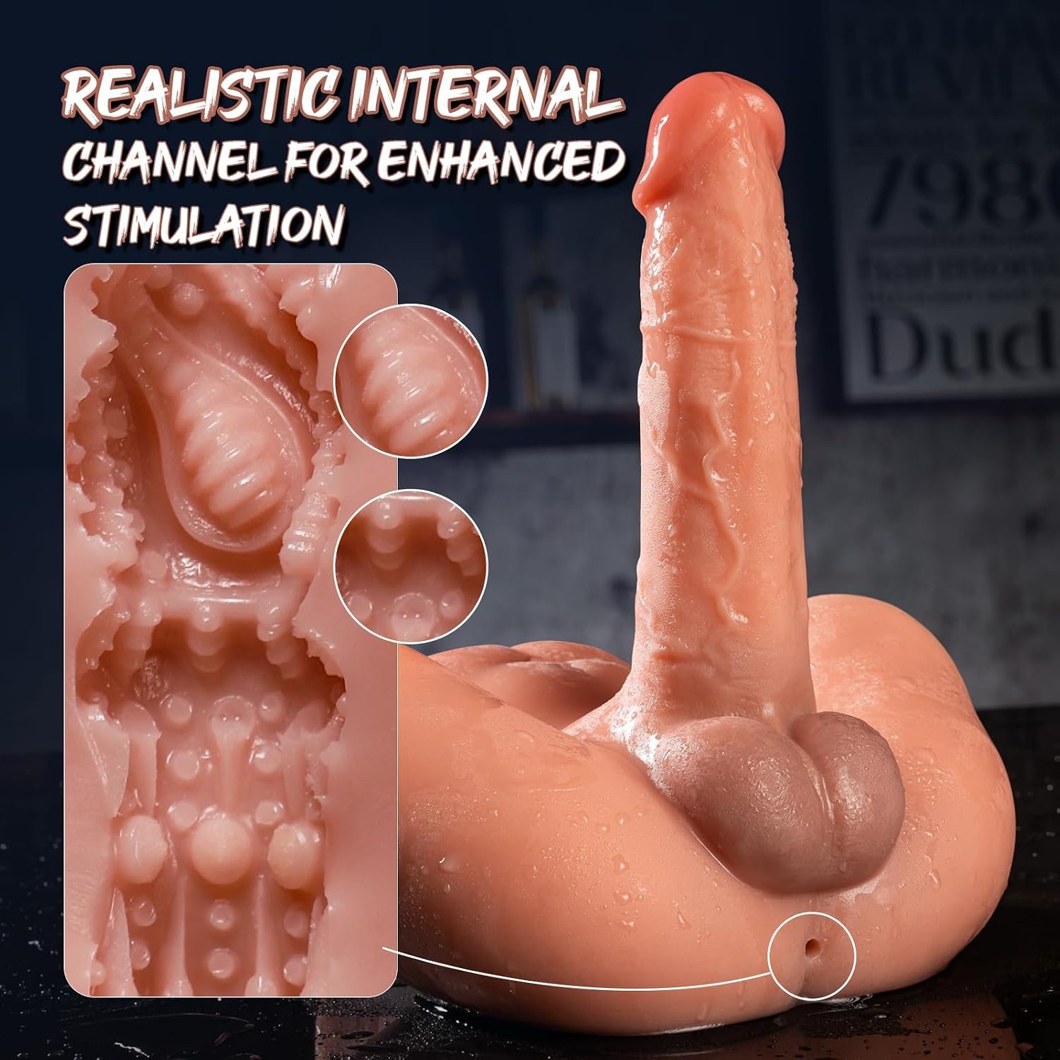 Thrusting Dildo Riding Sex Toys - Women Realistic Vibrator Penis | 7 Thrust & Vibration Modes, Wide Base Sex Machine for Hands-Free G Spot Tight Anal Channel for Men Play Adult Toy Masturbator - Image 6