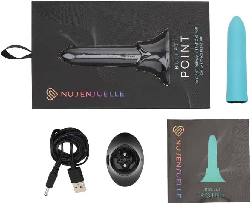 Novel Creations Sensuelle Point Rechargeable Bullet, Silver - Image 3