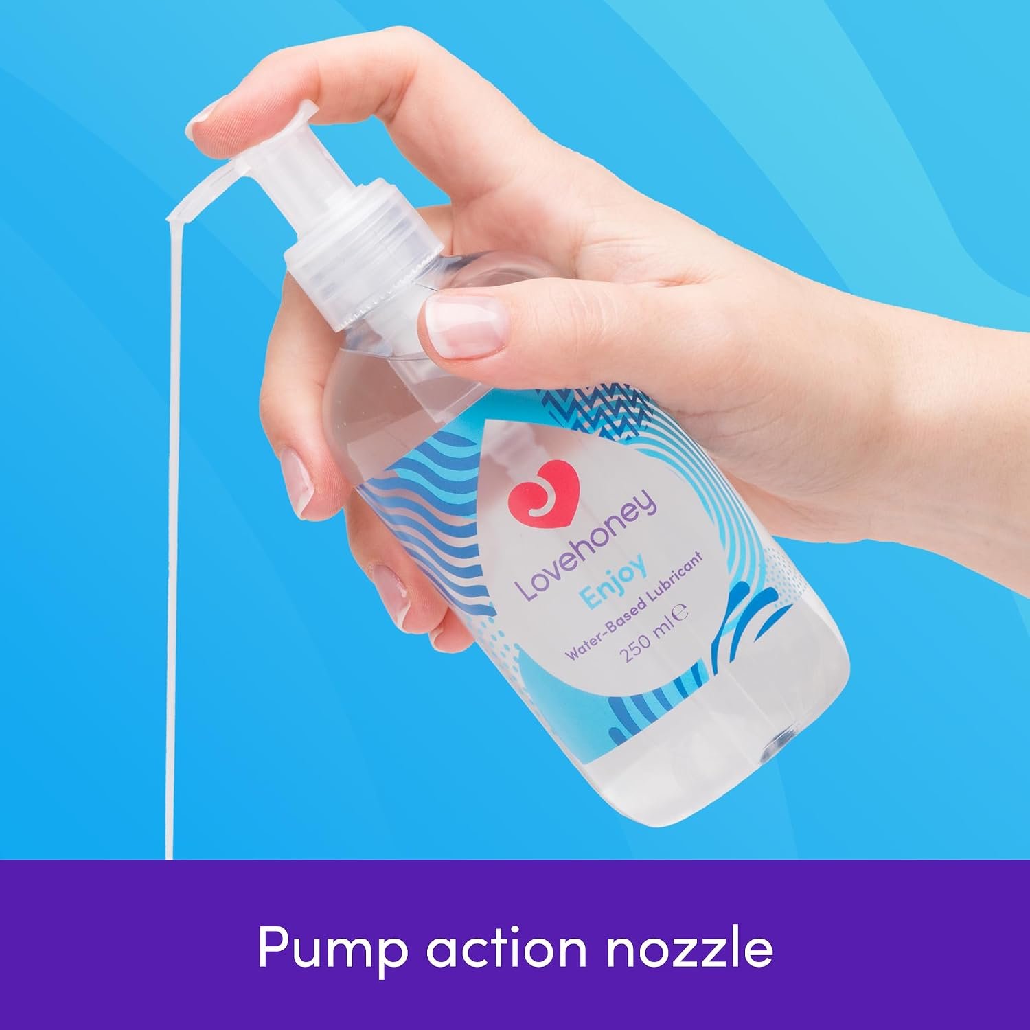 Greedy Girl Duet Clit Sucker & Stroking Vibrator for Women & Lovehoney Enjoy Water Based Lubricant 8.5 fl oz | Sex Toys for Women Gift Bundle - Image 4