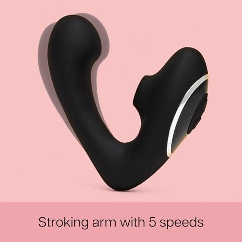 Greedy Girl Duet Clit Sucker & Stroking Vibrator for Women & Lovehoney Enjoy Water Based Lubricant 8.5 fl oz | Sex Toys for Women Gift Bundle - Image 6