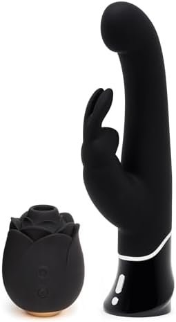 Rose Toy Clit Sucker Stimulator & Greedy Girl Rabbit Vibrator | Sex Toys for Women Gift Bundle - Image 3