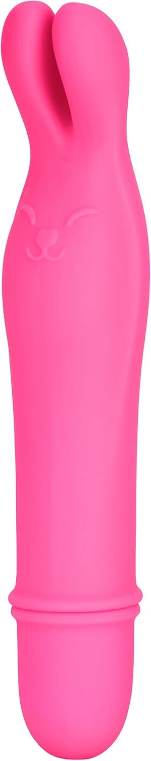 CalExotics Shane’s World Bedtime Bunny - Waterproof Bullet Vibrator - Adult Toys for Couples - Pocket Vibrator with Rabbit Tip - Pink - Image 2