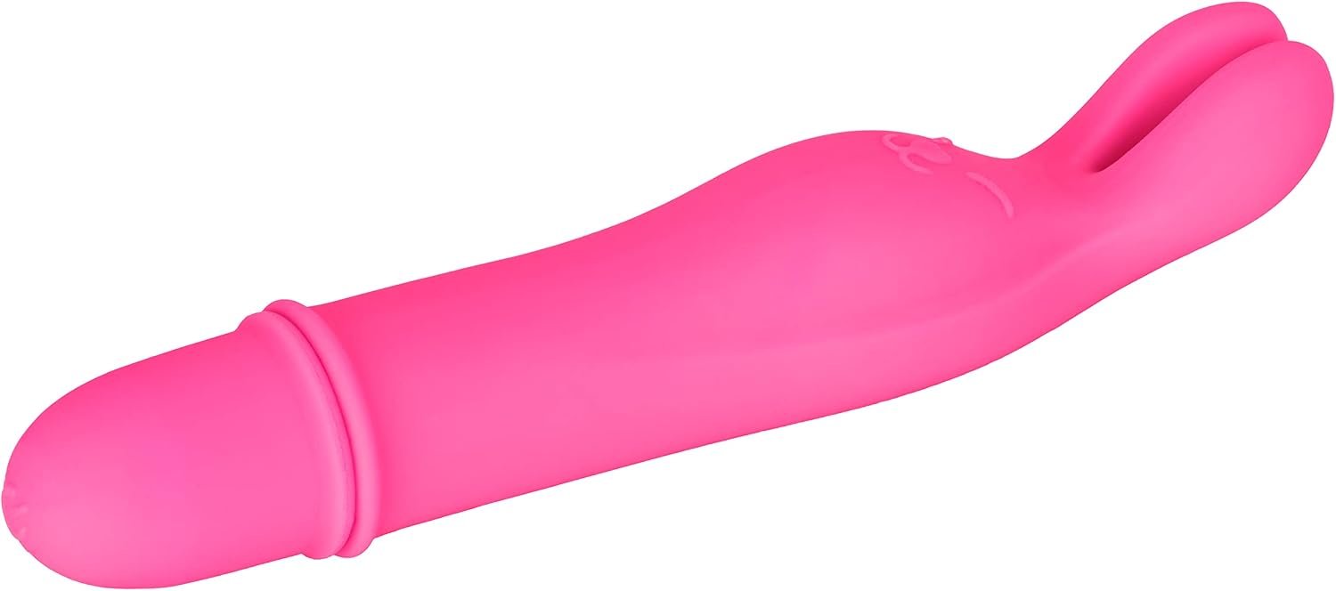 CalExotics Shane’s World Bedtime Bunny - Waterproof Bullet Vibrator - Adult Toys for Couples - Pocket Vibrator with Rabbit Tip - Pink - Image 4