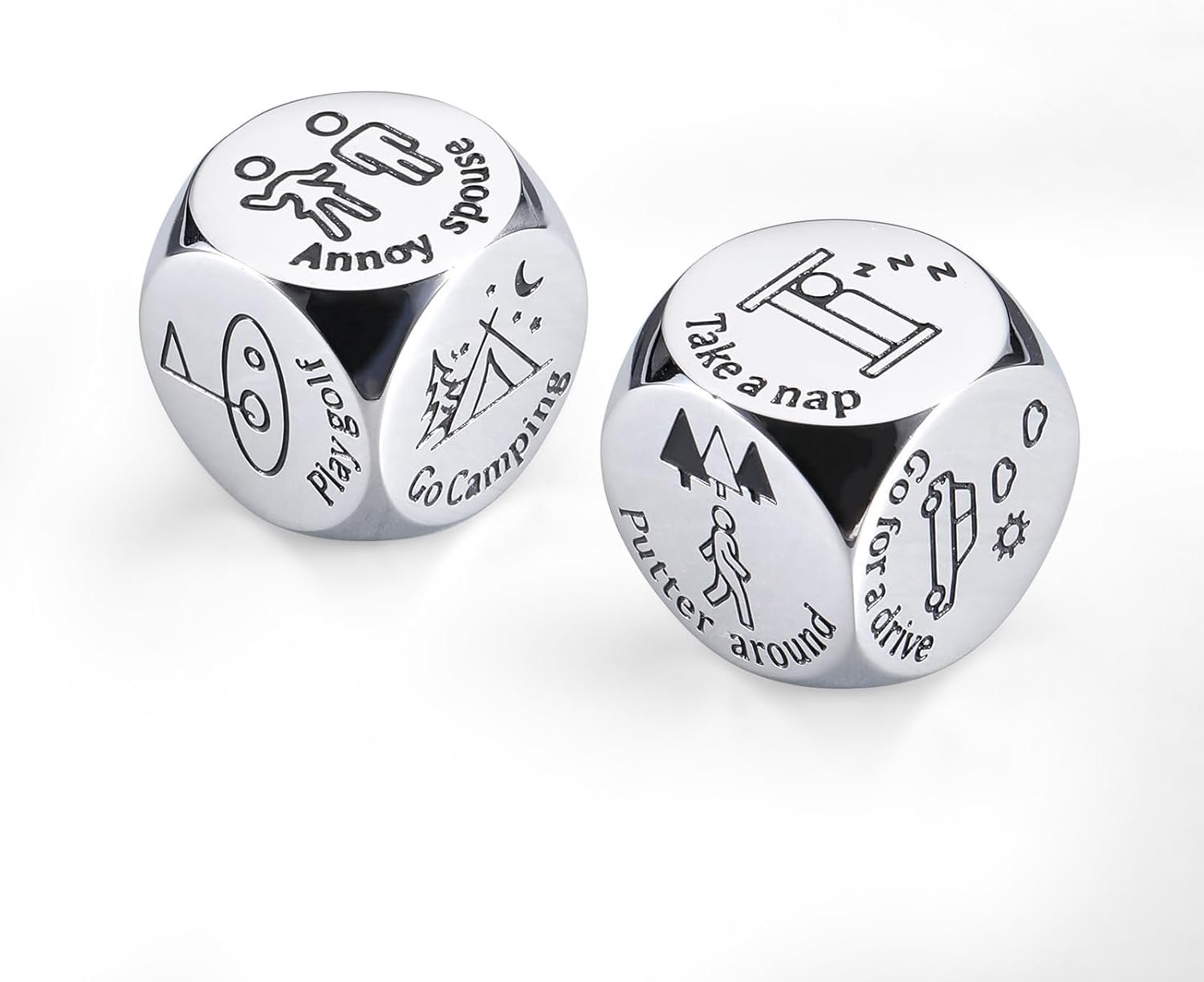 4PCS Sex Toy Sex Dice Game for Couple Anniversary Steel Gifts for Husband | National Girlfriends Day Gifts from Boyfriend Boo Basket Stuffers Santa Swap Exchange Dice Game Christmas Stocking Stuffers - Image 7