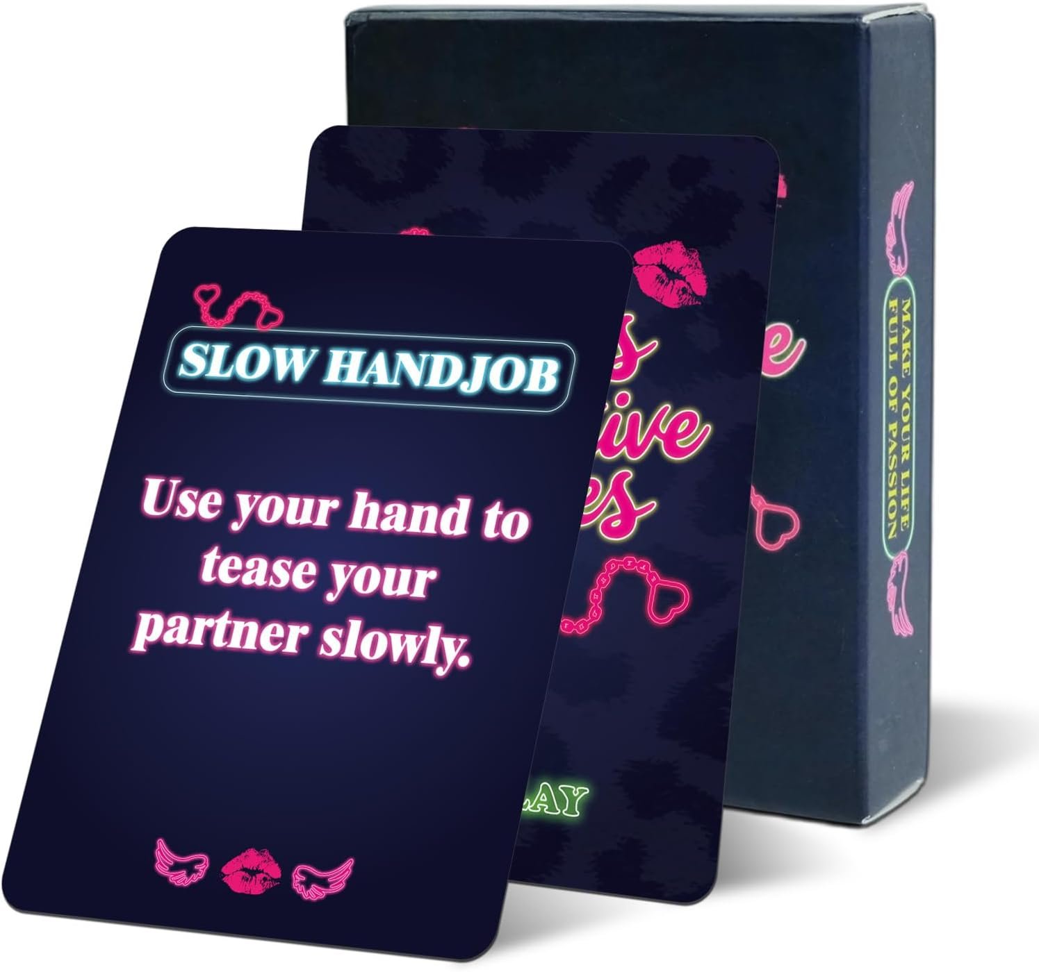 Card Game for Adults - Naughty Romantic Couple Games for Date Night, Sex Card Games Adults Only, Bachelorette Party Drinking Games, Foreplay Sex Toys & Intimacy Accessories for Couples