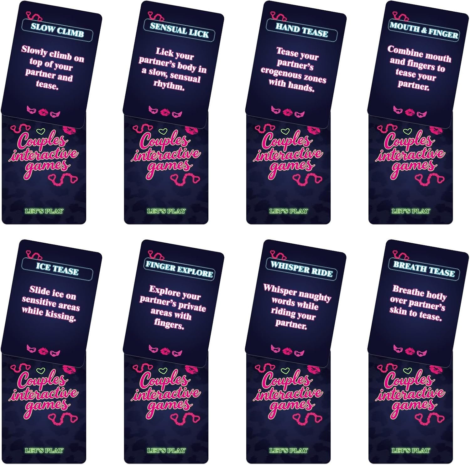 Card Game for Adults - Naughty Romantic Couple Games for Date Night, Sex Card Games Adults Only, Bachelorette Party Drinking Games, Foreplay Sex Toys & Intimacy Accessories for Couples - Image 2