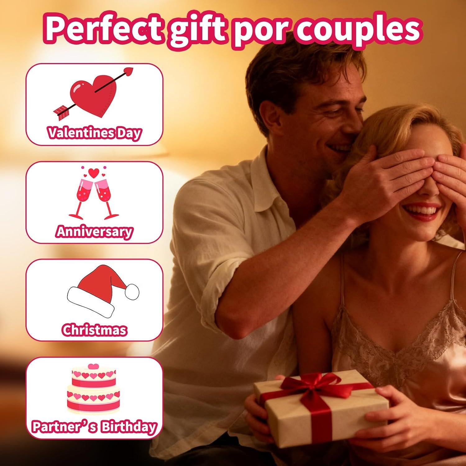 Card Game for Adults - Naughty Romantic Couple Games for Date Night, Sex Card Games Adults Only, Bachelorette Party Drinking Games, Foreplay Sex Toys & Intimacy Accessories for Couples - Image 4