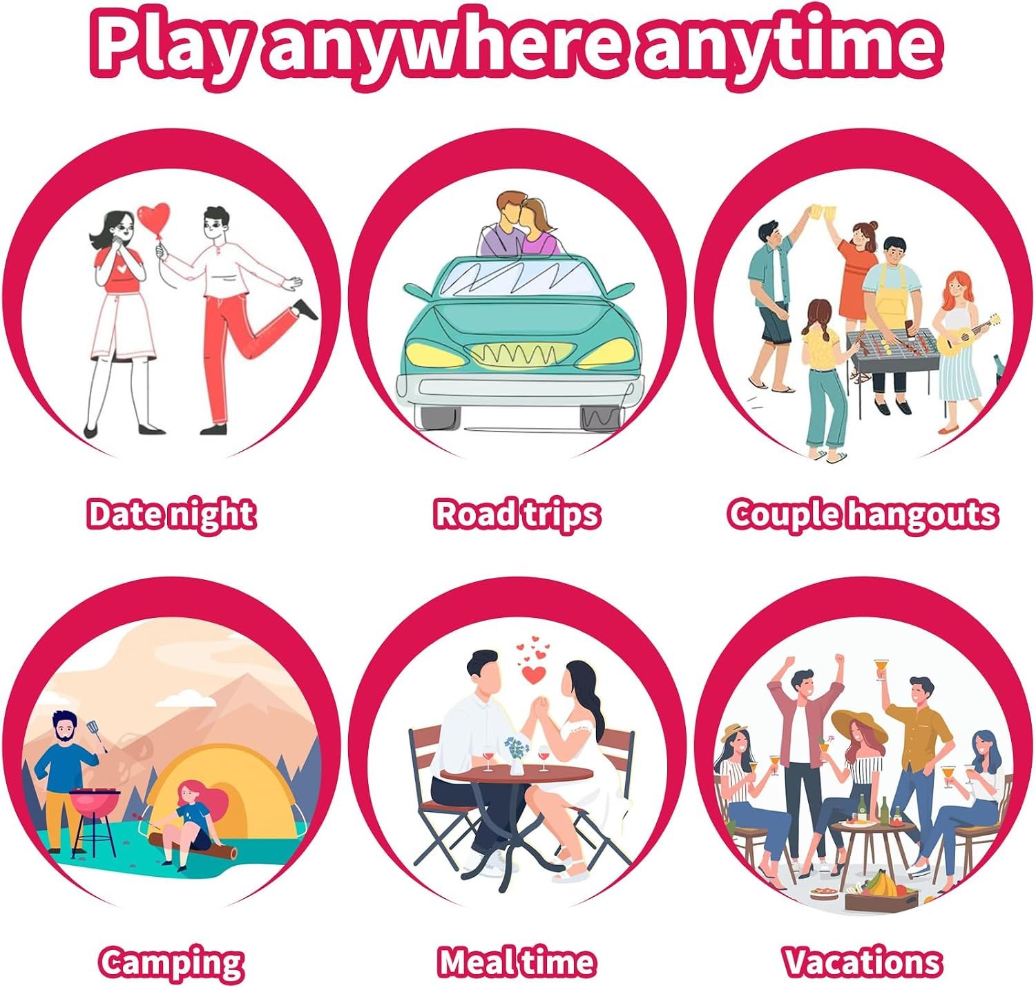 Card Game for Adults - Naughty Romantic Couple Games for Date Night, Sex Card Games Adults Only, Bachelorette Party Drinking Games, Foreplay Sex Toys & Intimacy Accessories for Couples - Image 7