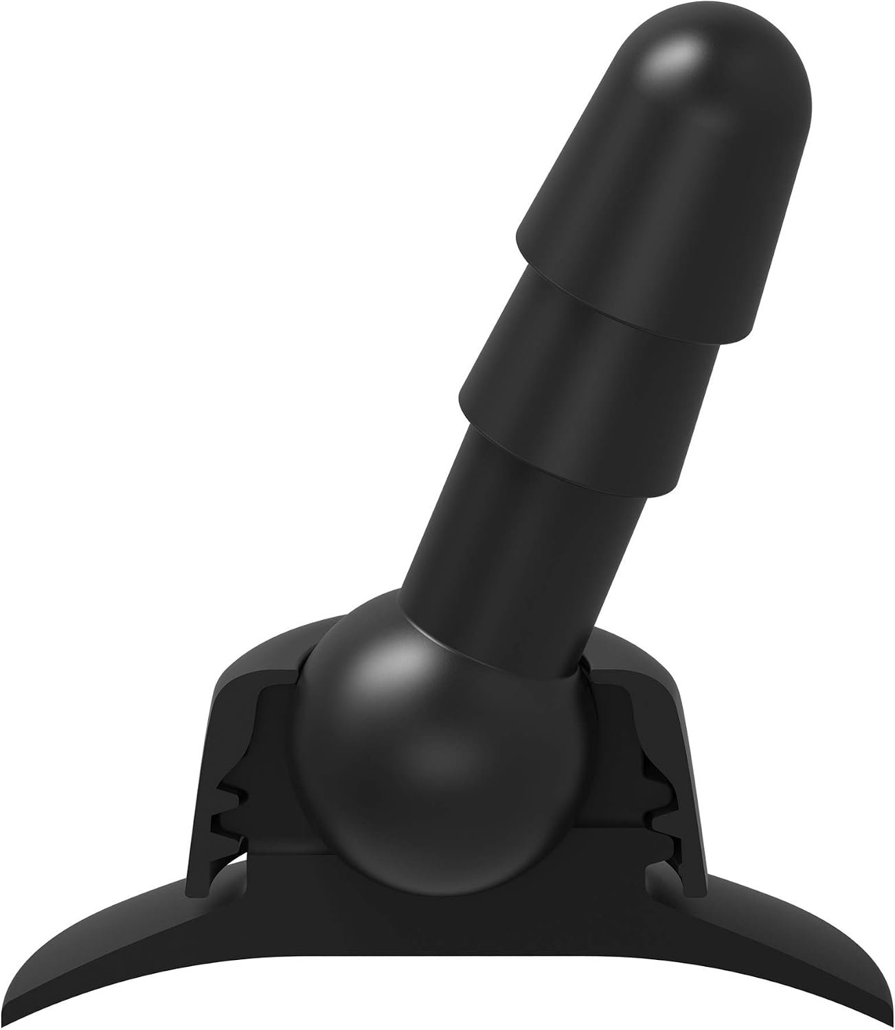 Doc Johnson Vac-U-Lock - Deluxe 360 Degree Swivel Suction Cup Plug - Swivels in Any Direction & Angle to Work Every Hot Spot, Black - Image 7