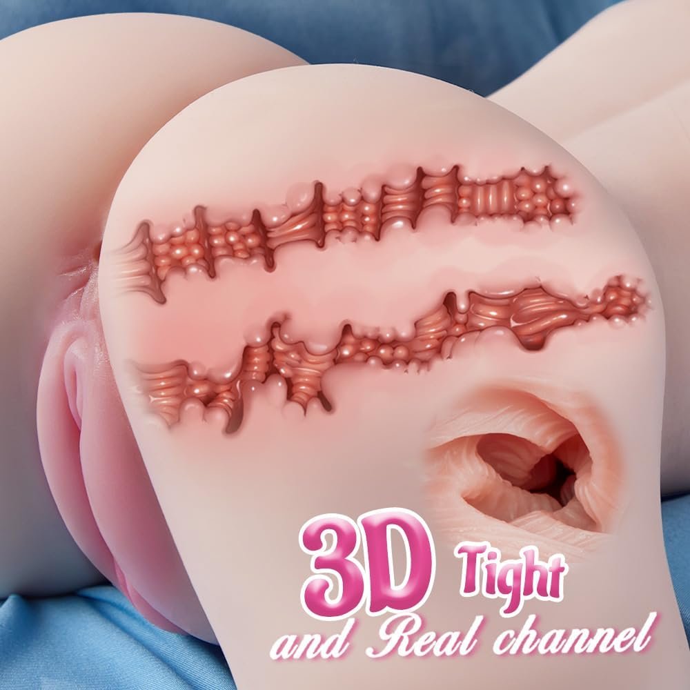 Vibrating Male Masturbator Sex Doll with 7 Mode,Lifelike Perky Chest Design | 6LB Realistic Torso Adult Sex Toy with Automatic Realistic Pocket Pussy Masturbator Stroker for Men Pleasure - Image 4