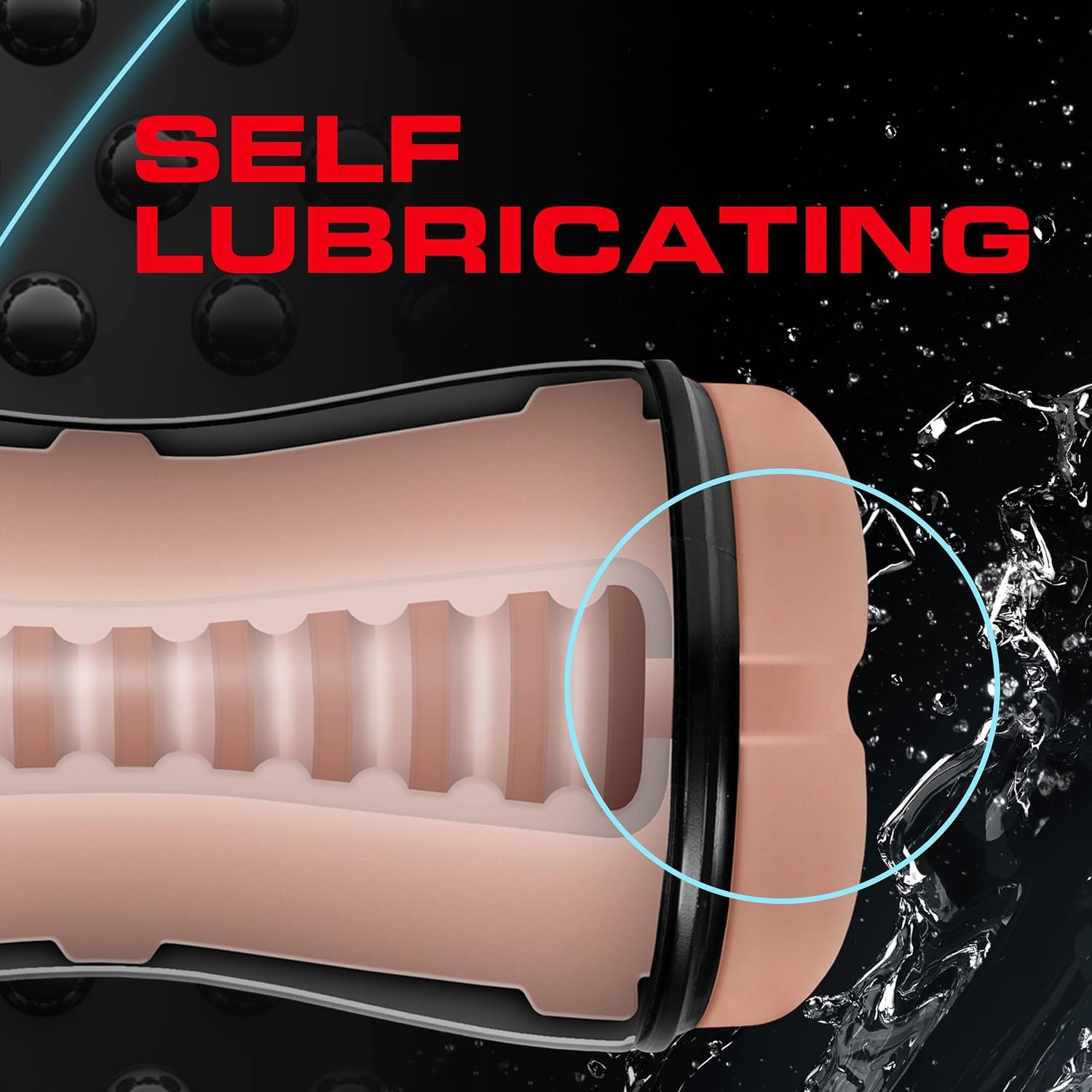 Blush CoverBoy Bad Boy Next Door Male Masturbator Cup – Self-Lubricating Anal Stroker Pocket Pussy, PerfectFlo Suction Control, Realistic Flesh Feel, Portable Penis Stimulator, Blowjob Sex Toy for Men - Image 6