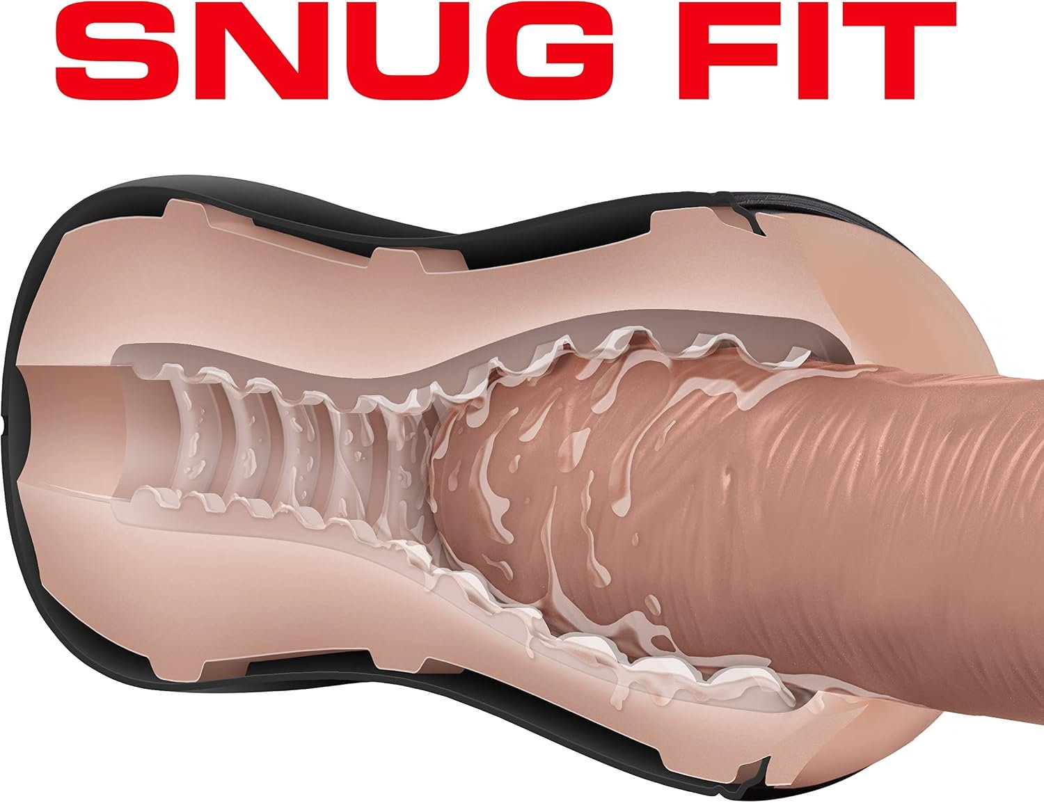 Blush CoverBoy Bad Boy Next Door Male Masturbator Cup – Self-Lubricating Anal Stroker Pocket Pussy, PerfectFlo Suction Control, Realistic Flesh Feel, Portable Penis Stimulator, Blowjob Sex Toy for Men - Image 7