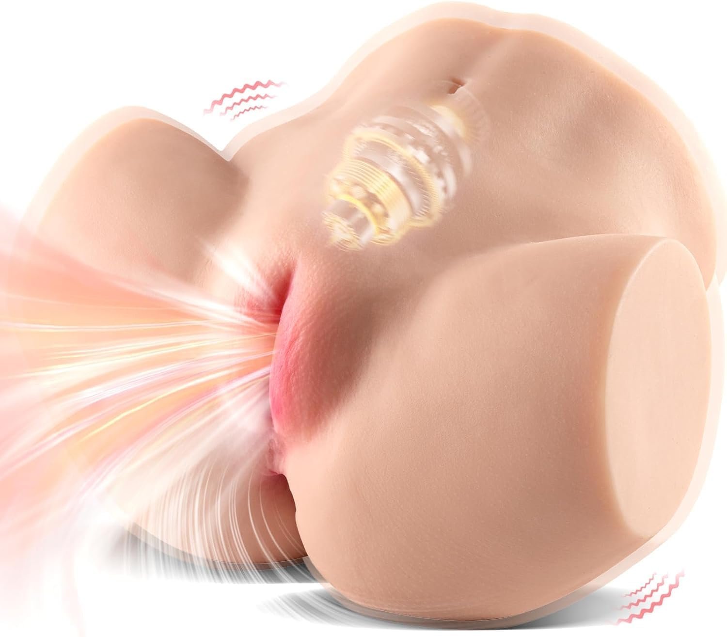 10LB Sex Doll-144 Sucking Vibrating Modes Electric Penis Pump - Tight Labia | Realistic Male Masturbator with Plump Labia,Sex Dolls for Men Silicone Pocket Pussy with 3D Vaginal Channel Adult Sex Toys