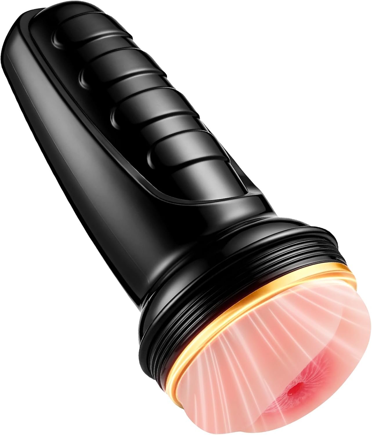 Anal Male Masturbator with 7.3" Depth Textured Sleeve,Adjustable Suction | Realistic Anal Sex Play – Soft Fleshy Texture & Adjustable Suction, Manual Stroker for Penis Training, Adult Sex Toy for Men