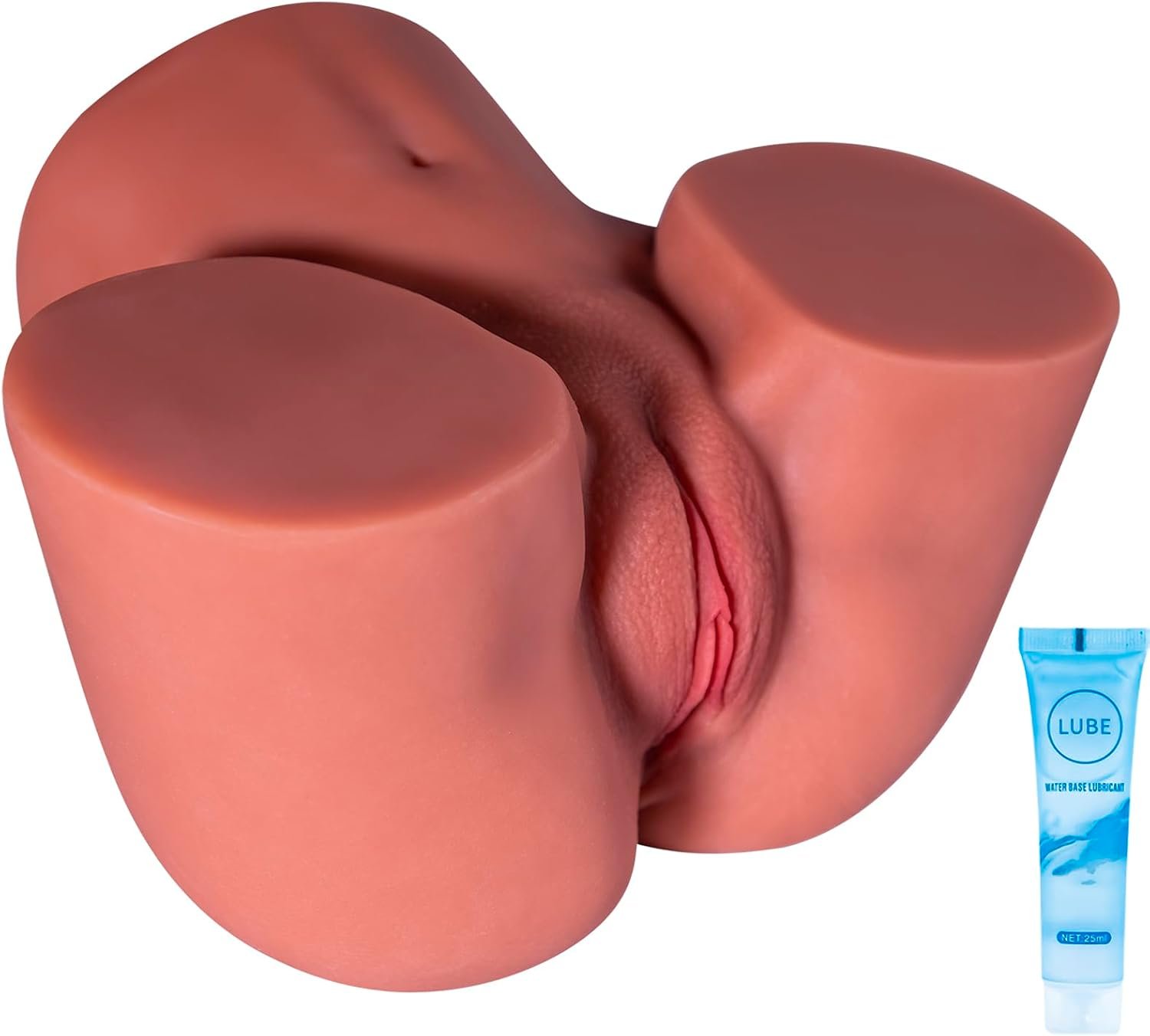 Life Size 17.8LB Sex Doll Torso for Men – Realistic Full Body Skin Texture, Soft Big Breasts & Butt, Dual Channels – Premium Adult Male Masturbator for Ultimate Pleasure & Orgasm Wheat - Image 7